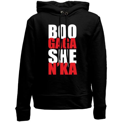 Детский худи без флиса с надписью Bugagashen`ka